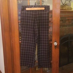 Black and White plaid pants